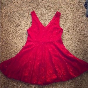 Red Lace Dress